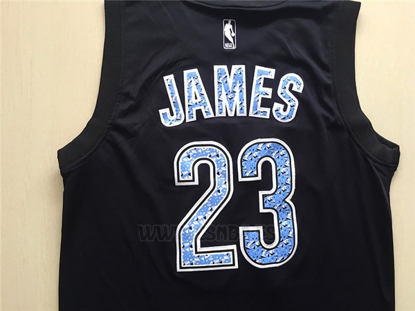 Camiseta Diamonds Editon Cleveland Cavaliers LeBron James #23 Negro